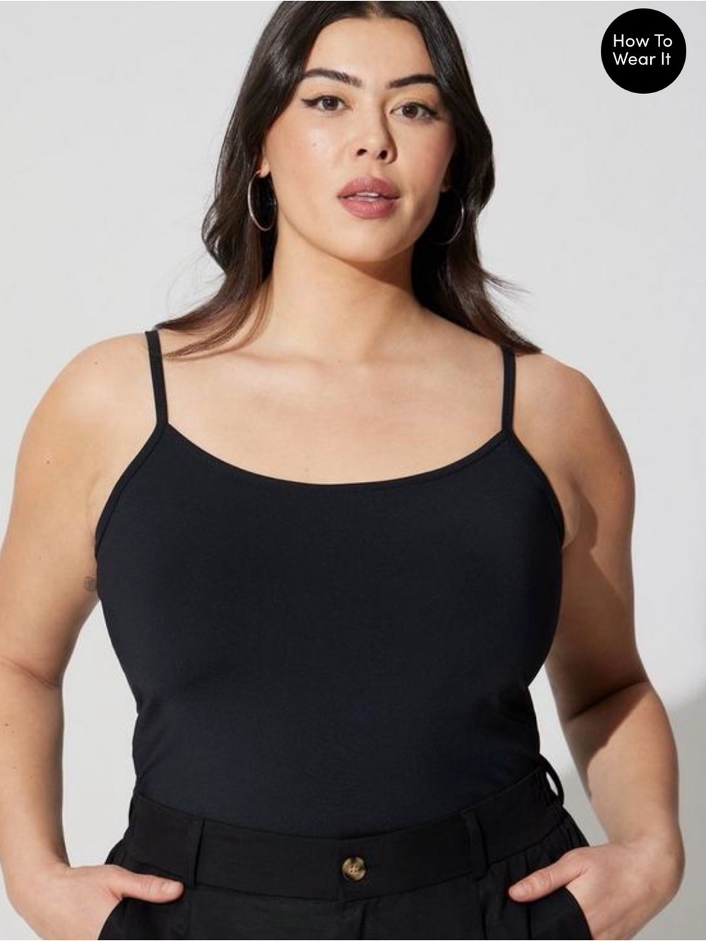 Sculpting Knit Scoop Neck Cami - Torrid